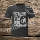Тениска за програмисти  MY JOB